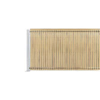 PVC-SICHTSCHUTZLAMELLEN-STEIF-SET Cinto beige 4m H.120cm - Mit clips und Endprofil - Beige, Kunststoff (400/123cm) - Casanoov