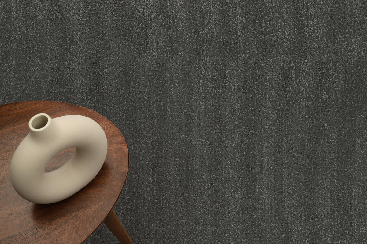 TEPPICH MONO SQUARE Grau 200/200 cm - Dunkelgrau, Kunststoff (200/200cm) - Tapiso