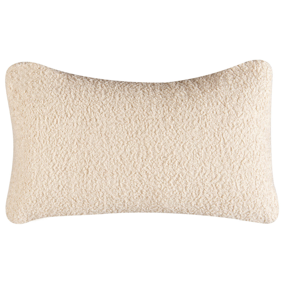 SESSEL BOUCLE Beige Otsby - Beige, Holz/Textil (60/76/55cm) - Beliani