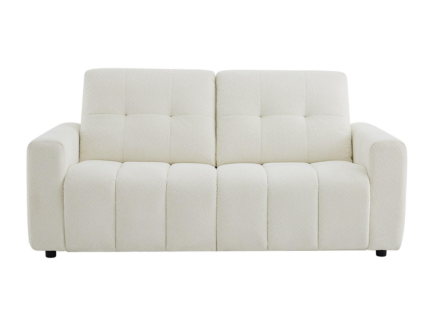 SCHLAFSOFA - 3 Personen - Stoff - Beige - - Beige, Textil (202/95/100cm) - Vente-Unique