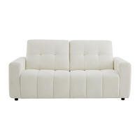 SCHLAFSOFA - 3 Personen - Stoff - Beige - - Beige, Textil (202/95/100cm) - Vente-Unique