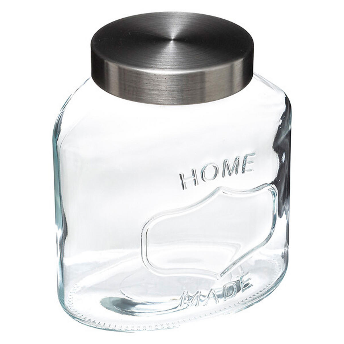EINMACHGLAS Home Made, Glas, Edelstahl, Transparent, 2.5 L - Transparent, Glas (2.5L) - 5five Simply Smart
