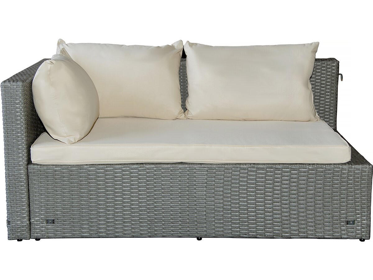 GARTENSITZGRUPPE diya Grau - Ecru, Kunststoff - Habitat Garten