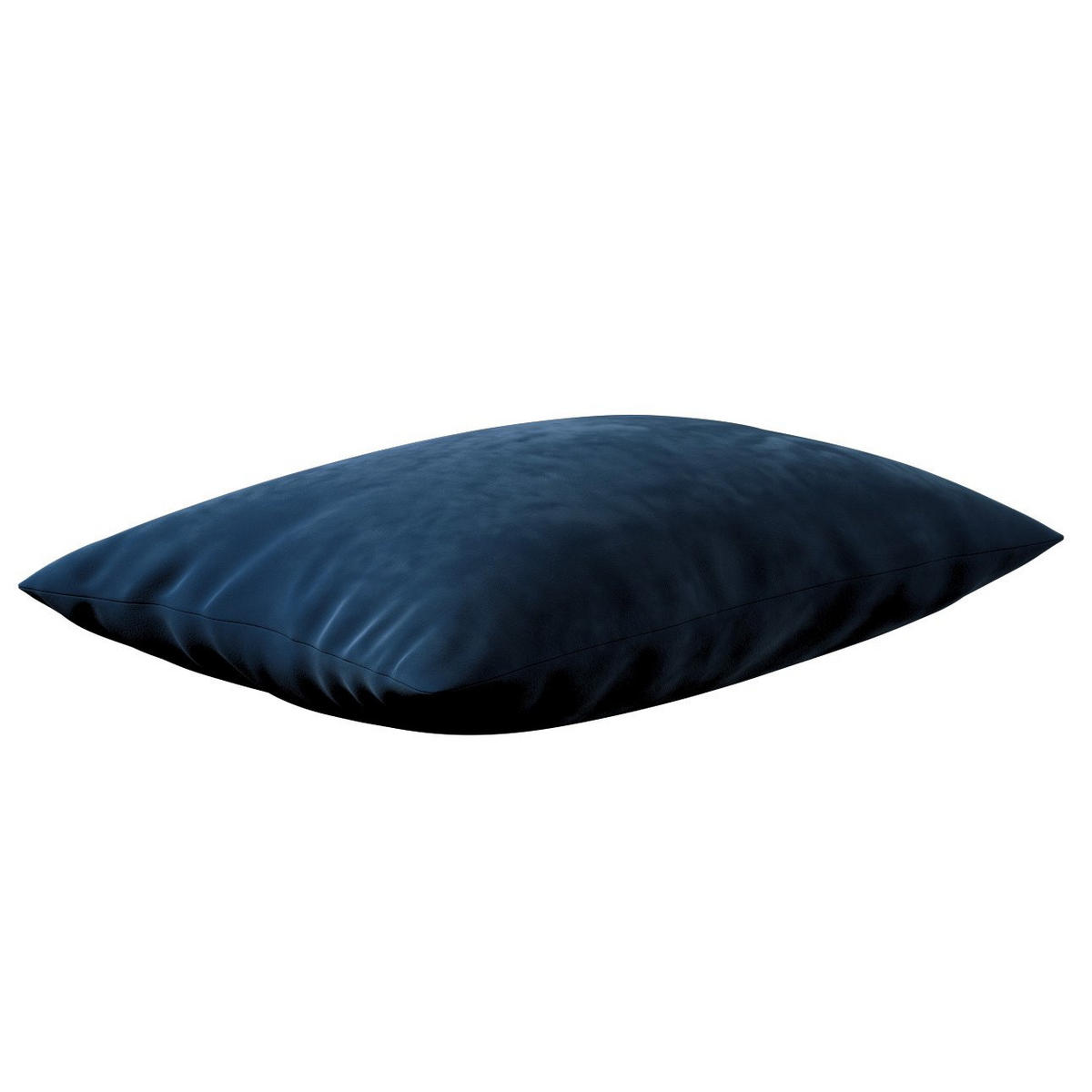 KISSENHÜLLE Velvet dunkelblau, 60x40cm - Blau, Textil (40/60cm) - Dekoria