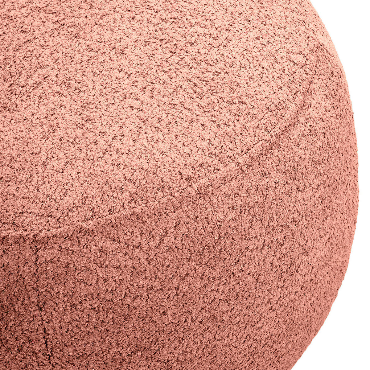 POLSTERHOCKER - Schwarz/Rosa, Kunststoff/Textil (59/45/59cm) - home24