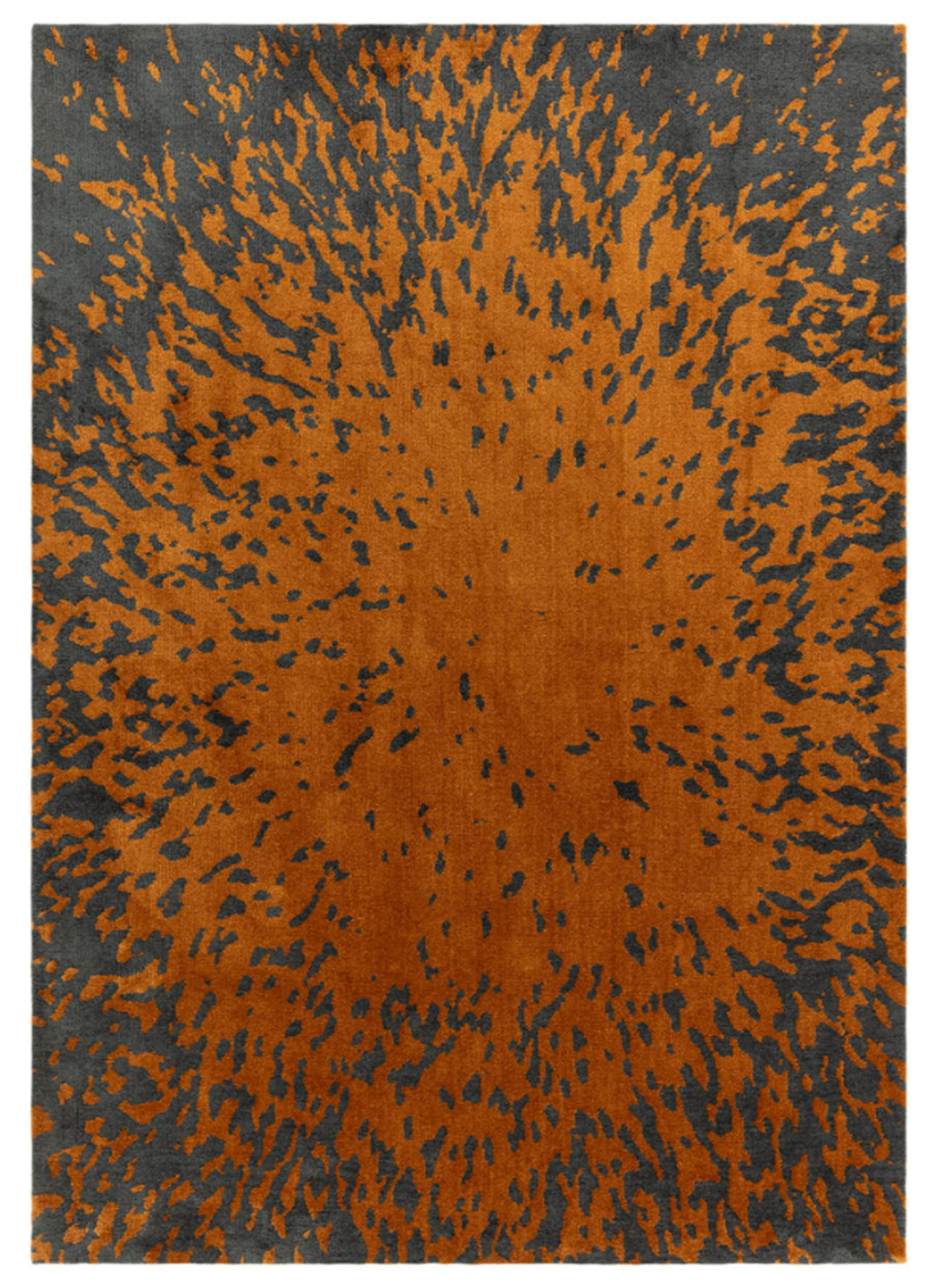 TEPPICH modern Flachgewebe STAIN Orange 120 x 170 cm - Orange, Textil (120/170cm) - Novatrend