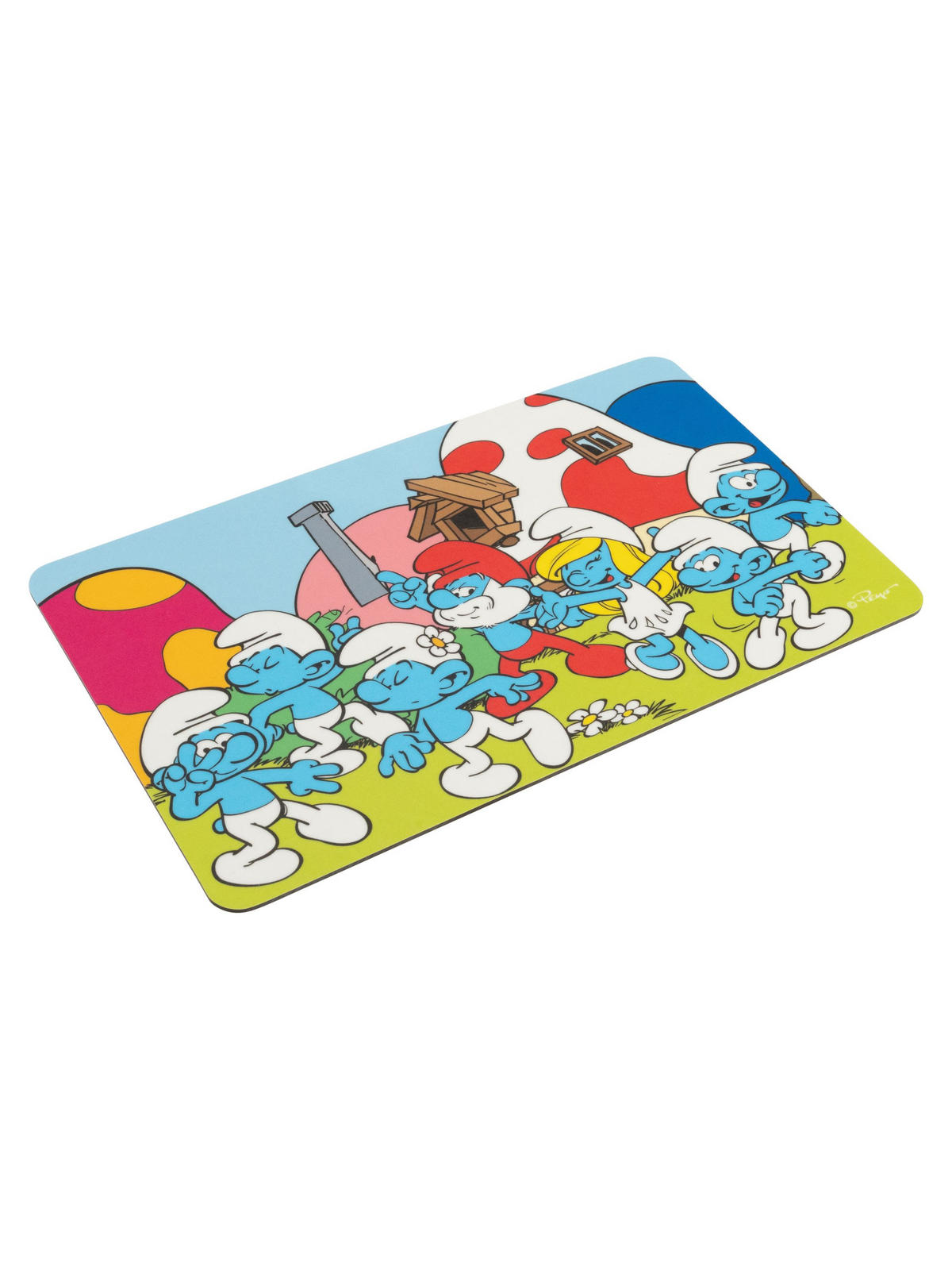 BRETTCHEN Die Schlümpfe Schlumpfhausen Mehrfarbig 14,5 x 23,5 cm - Multicolor, Kunststoff (14.5/23.5cm) - United Labels