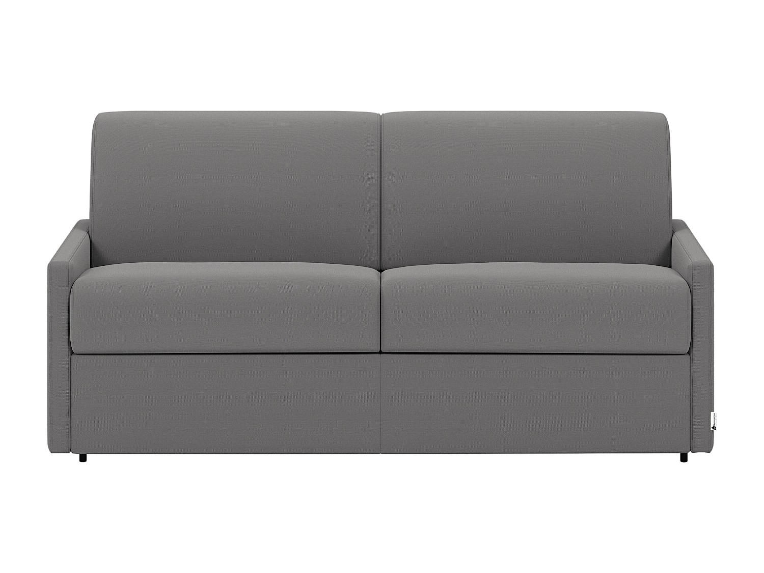 SCHLAFSOFA - 4 Personen - stoff - hellgrau Calife - Hellgrau, Textil (190/99/223cm) - Vente-Unique