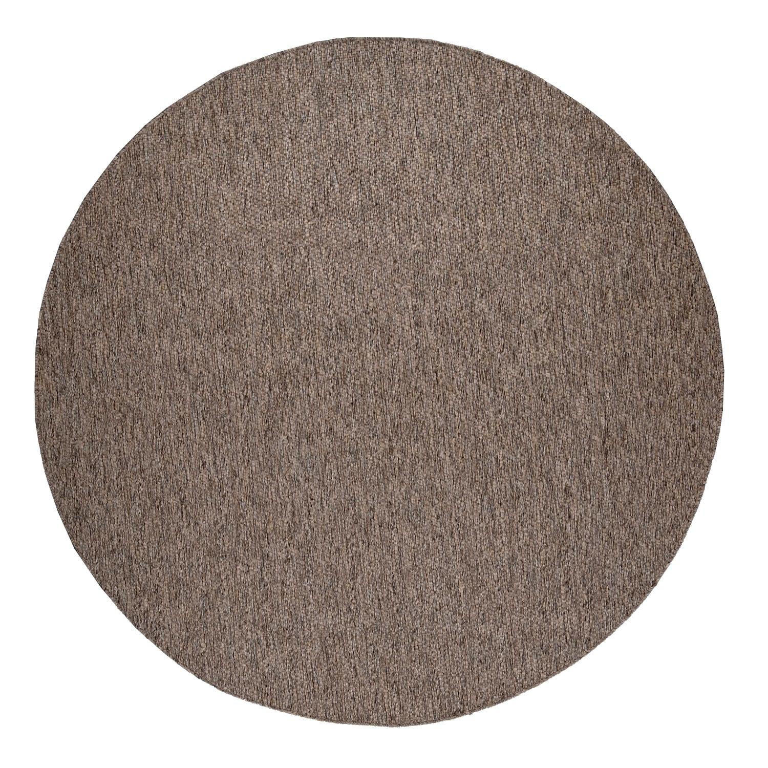 OUTDOORTEPPICH 80/80 VENEDIG 165 - Taupe, Kunststoff (80/80cm) - Paco Home