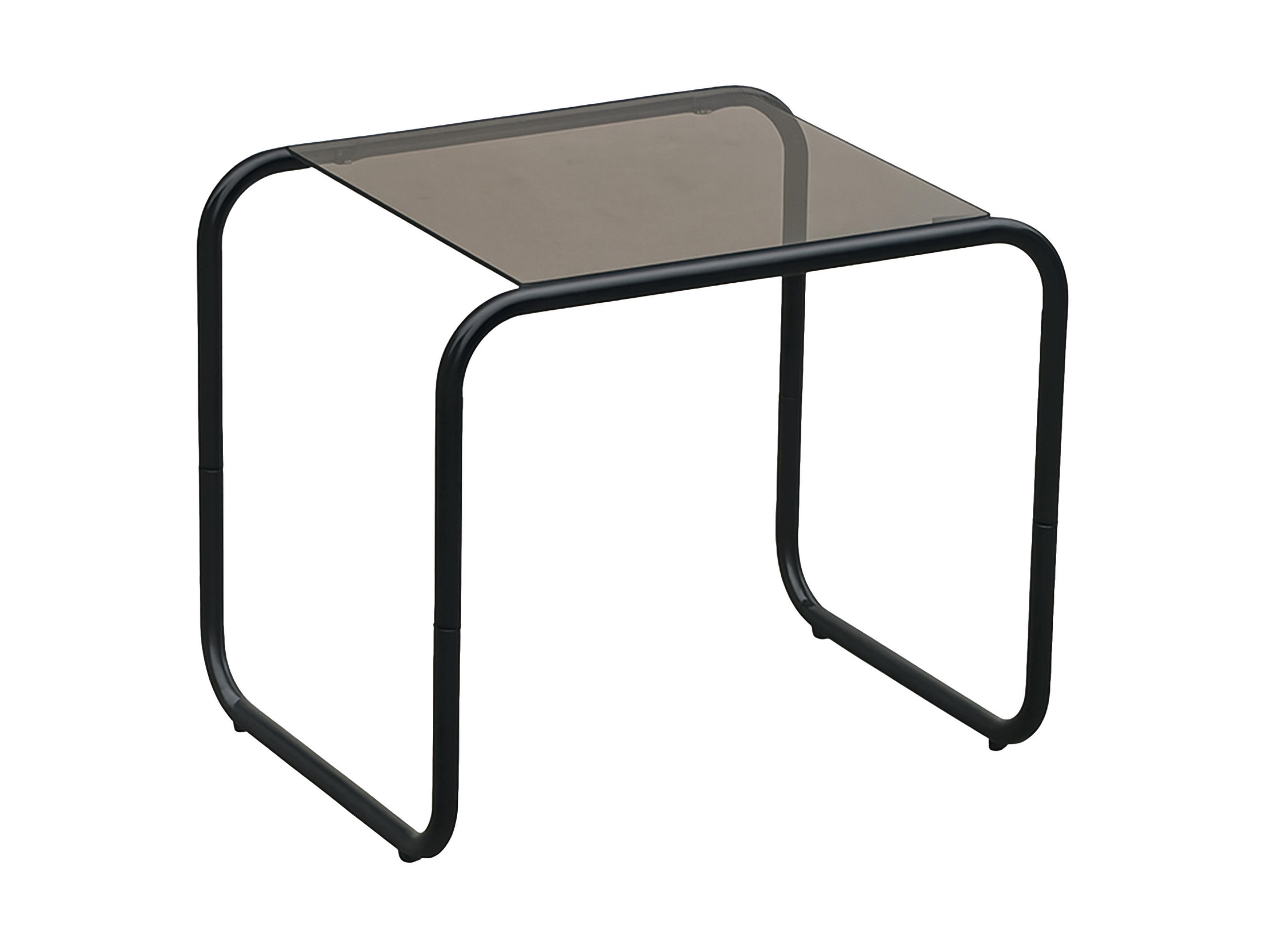 BEISTELLTISCH Ventana - Schwarz - 50/40/45 cm - Schwarz, Metall (50/40/45cm) - Leitmotiv