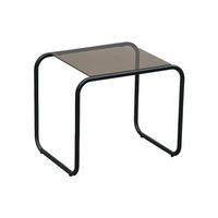 BEISTELLTISCH Ventana - Schwarz - 50/40/45 cm - Schwarz, Metall (50/40/45cm) - Leitmotiv