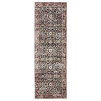 VINTAGE-LÄUFER George waschbar 80x240 cm - Rot/Multicolor, Kunststoff (80/240cm) - benuta