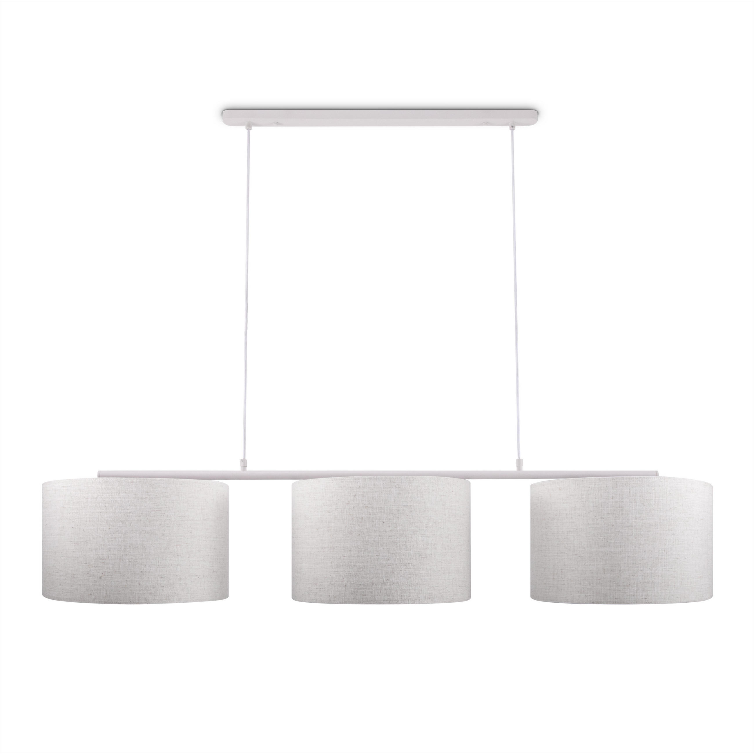 PENDELLEUCHTE Tom - Weiß, Metall (142/38/28cm) - Paco Home