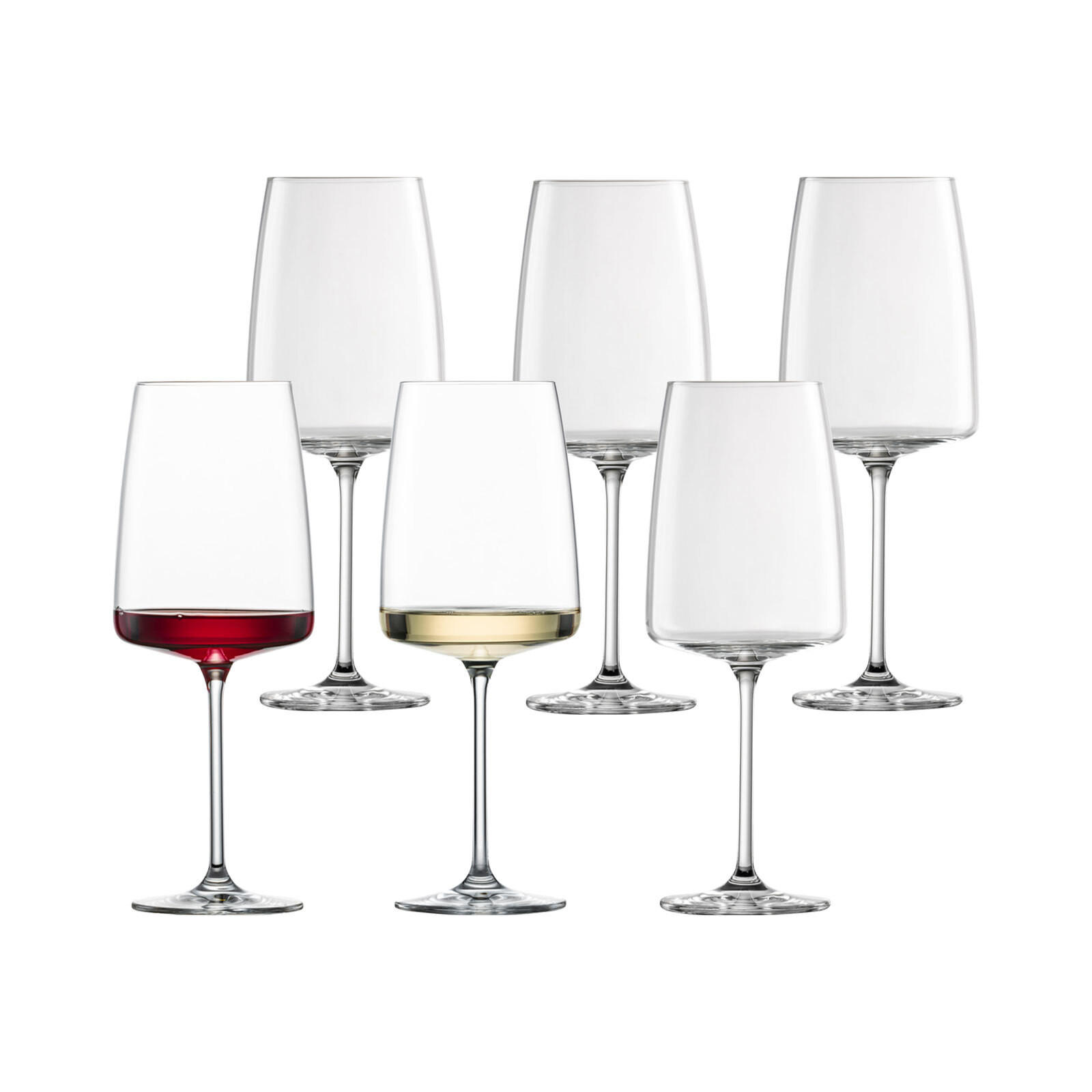 WEINGLÄSER Vivid Senses transparent 660 ml 6er Set - Transparent, Glas (0.66L) - Zwiesel Glas