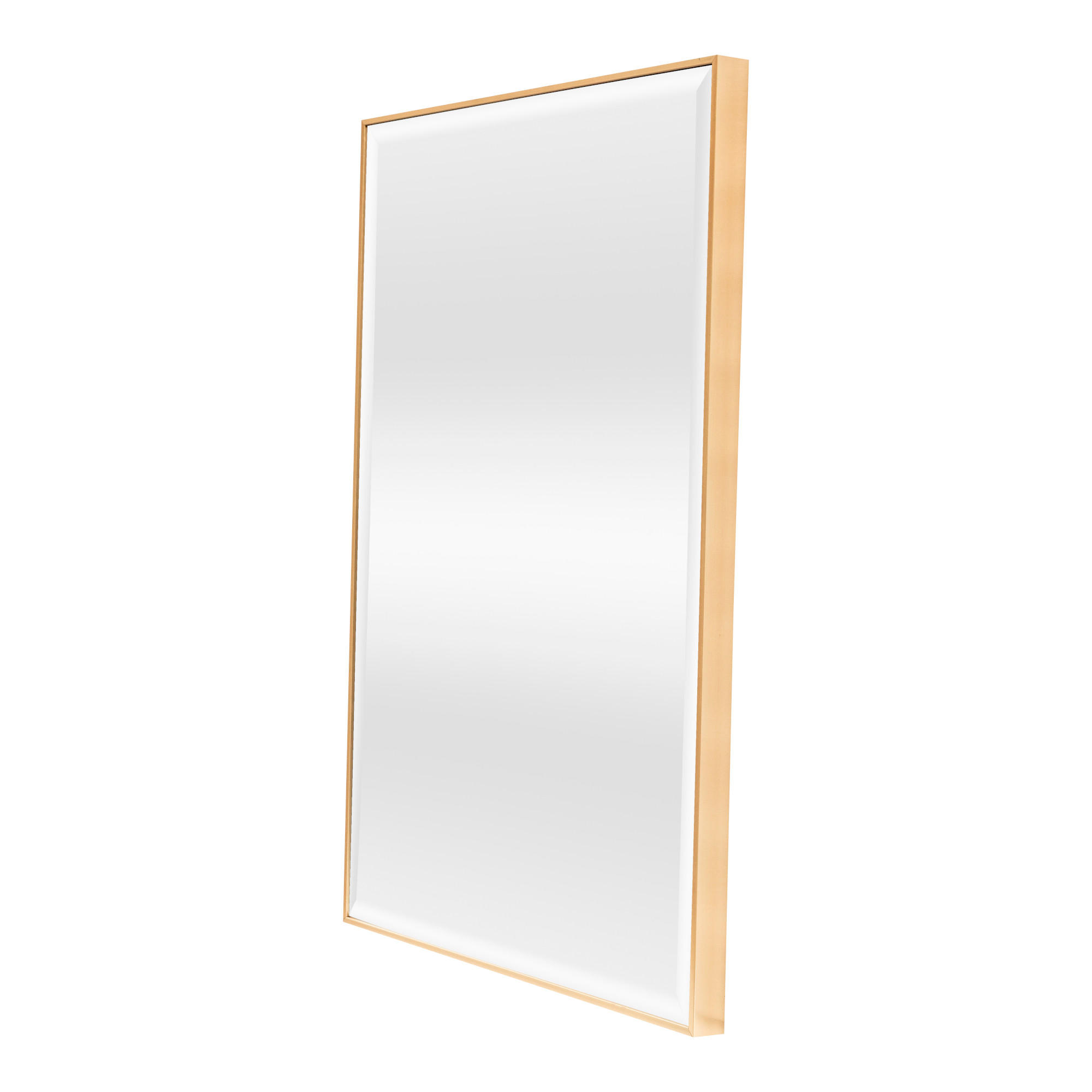 WANDSPIEGEL Novoli - Goldfarben, Glas/Kunststoff (60/4/90cm) - [en.casa]