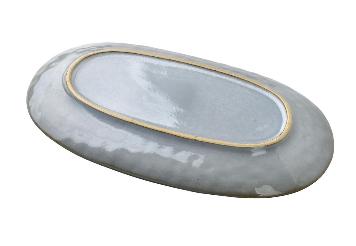 PŘÍLOŽNÝ TALÍŘ BASIC NATURE, keramika, přírodní, 31,5x18 cm - přírodní, keramika (18/2/31.5cm) - Mondex