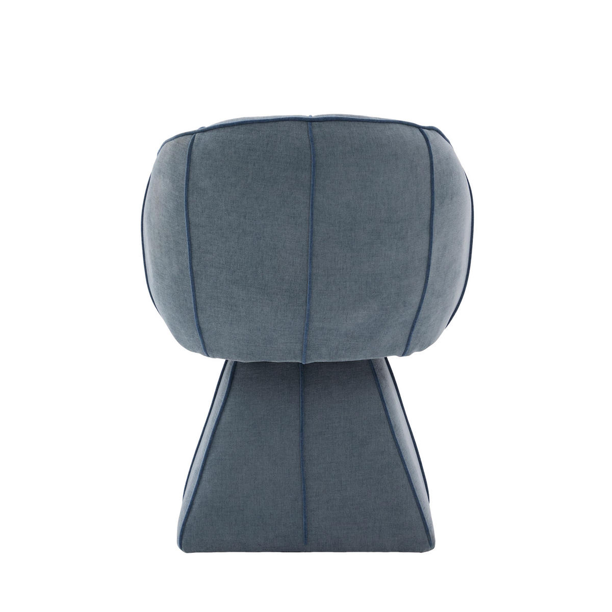 SESSEL mit 360° drehbar, hohe Rückenlehne, DE-42258, Blau - Blau, Holzwerkstoff (54/74.5/56cm) - ComfortXL