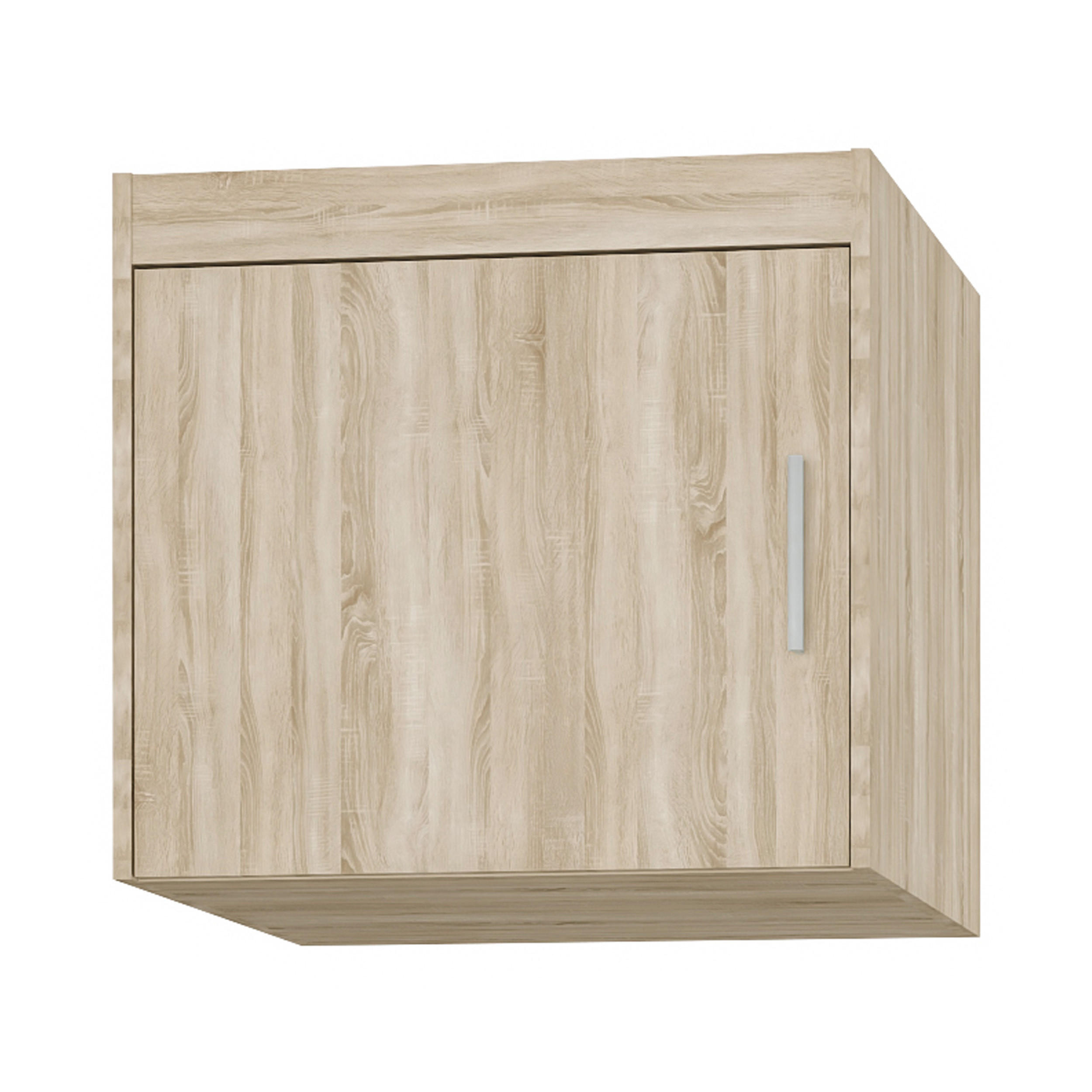 AUFSATZSCHRANK Storicos Sonoma Eiche 59,9/55/53cm - 1T Modern - Beige, Holzwerkstoff/Kunststoff (60/55/53cm) - AX Living