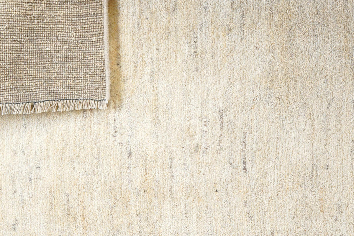 GABBEH-TEPPICH handgeknüpft Beige 204/86 cm Schurwolle - Beige, Textil (86/204cm) - Looma
