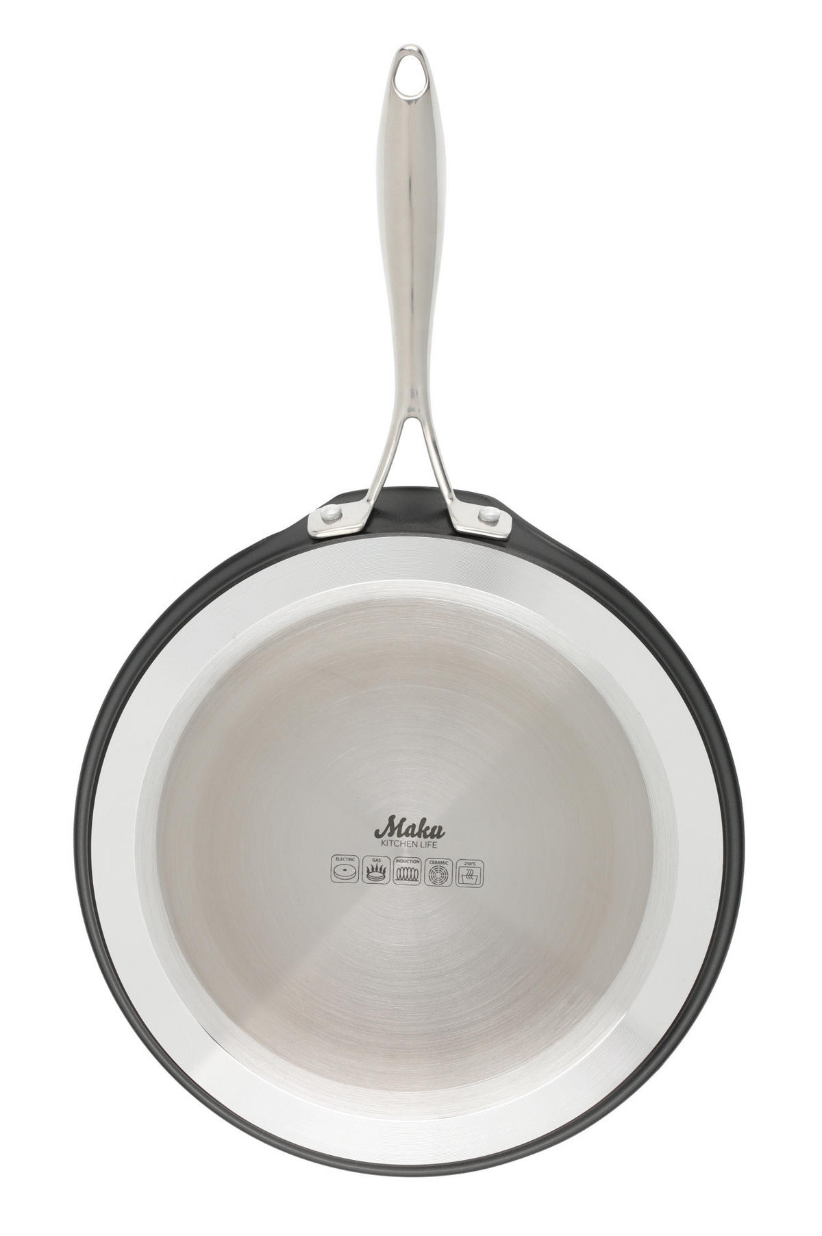 PFANNKUCHENPFANNE Ø 28 cm - Schwarz, Metall (28.5/6/49cm)