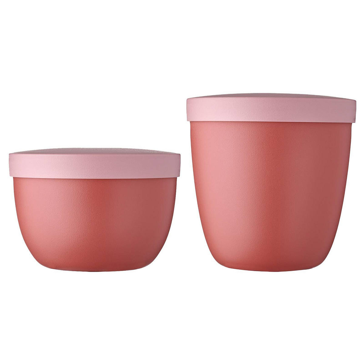 SNACKPOTS Ellipse Vivid Mauve 350 & 500 ml 2er Set - Rot/Rosa, Kunststoff (1/1/1cm) - Mepal