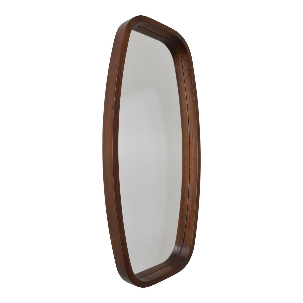 WANDSPIEGEL Eva - Haselnussfarben, Metall (40/80/3cm)