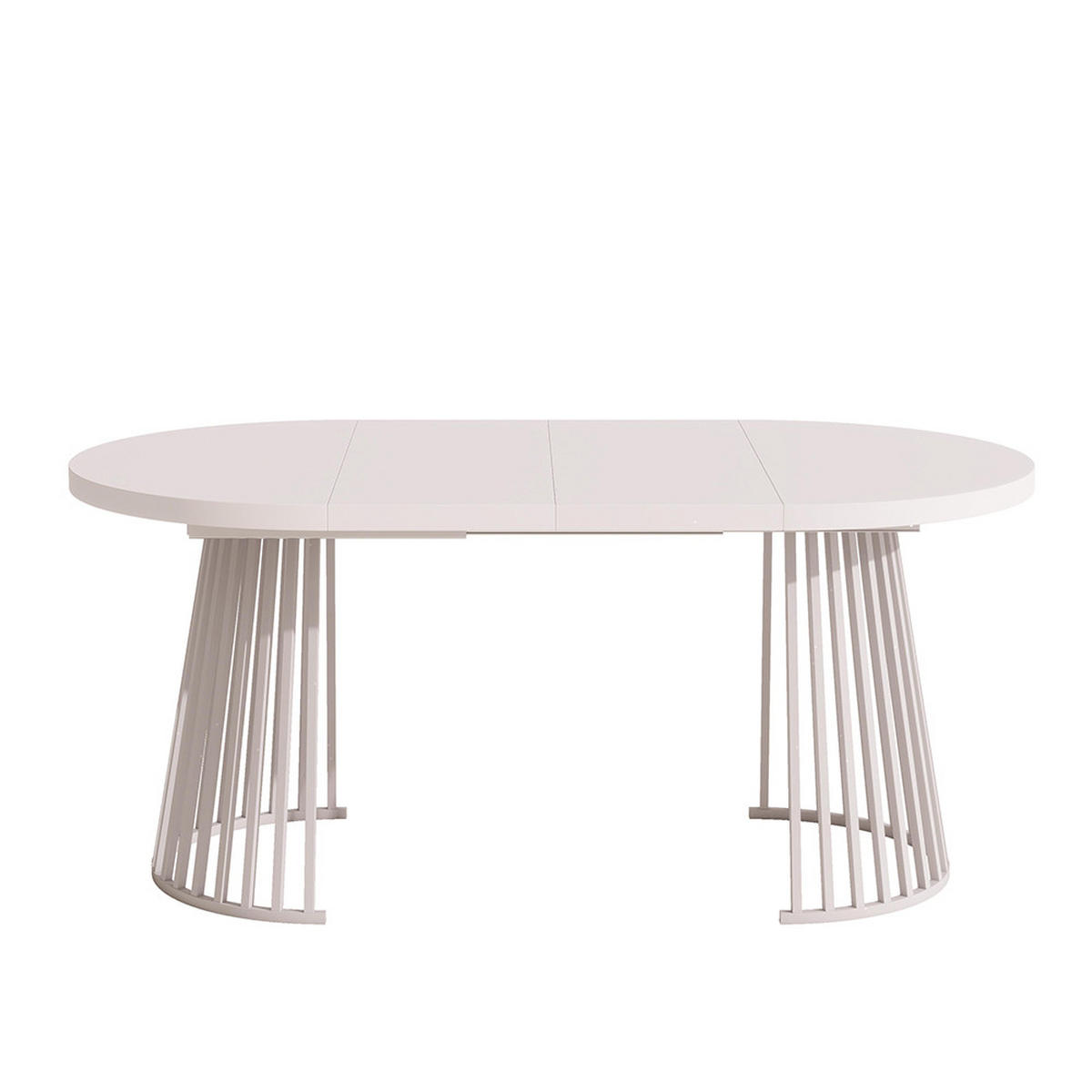 STOL 100/138/176 * 100 cm, dvodijelni teleskopski dizajn, kašmir - bijela, metal (176/100/76cm) - KOMHTOM