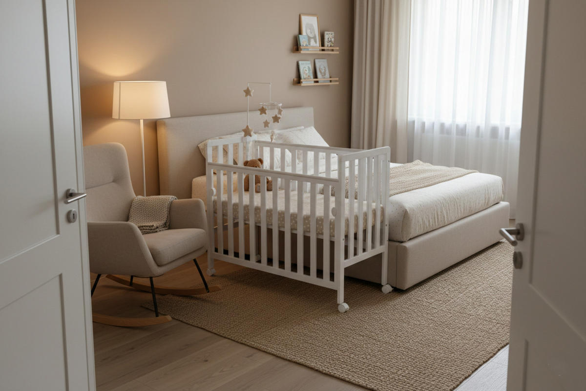 BEISTELLBETT BeBino Mini - Weiß, Holz (50/100cm) - kiki design