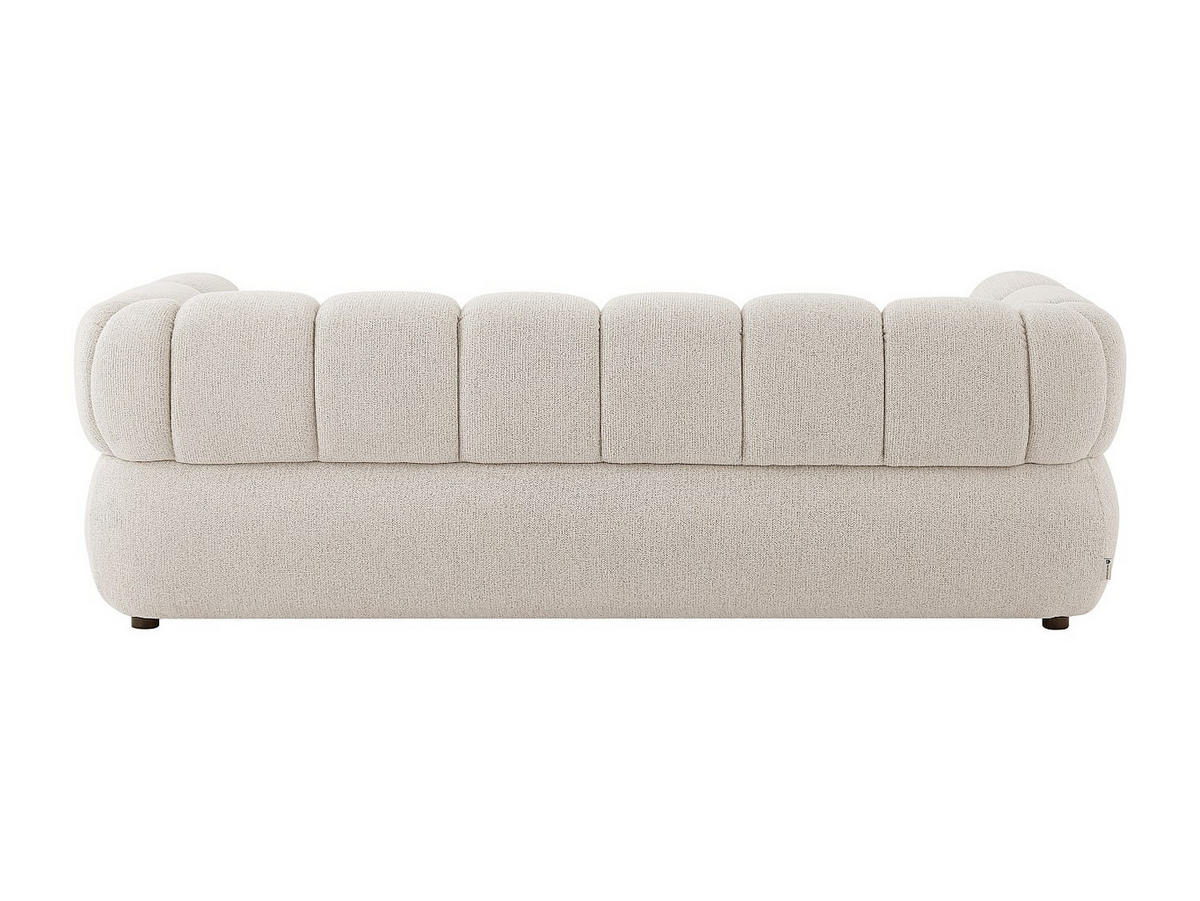 SOFA - 3 Personen - stoff - beige Pavira - Beige, Holz/Textil (227/71/92cm) - Vente-Unique