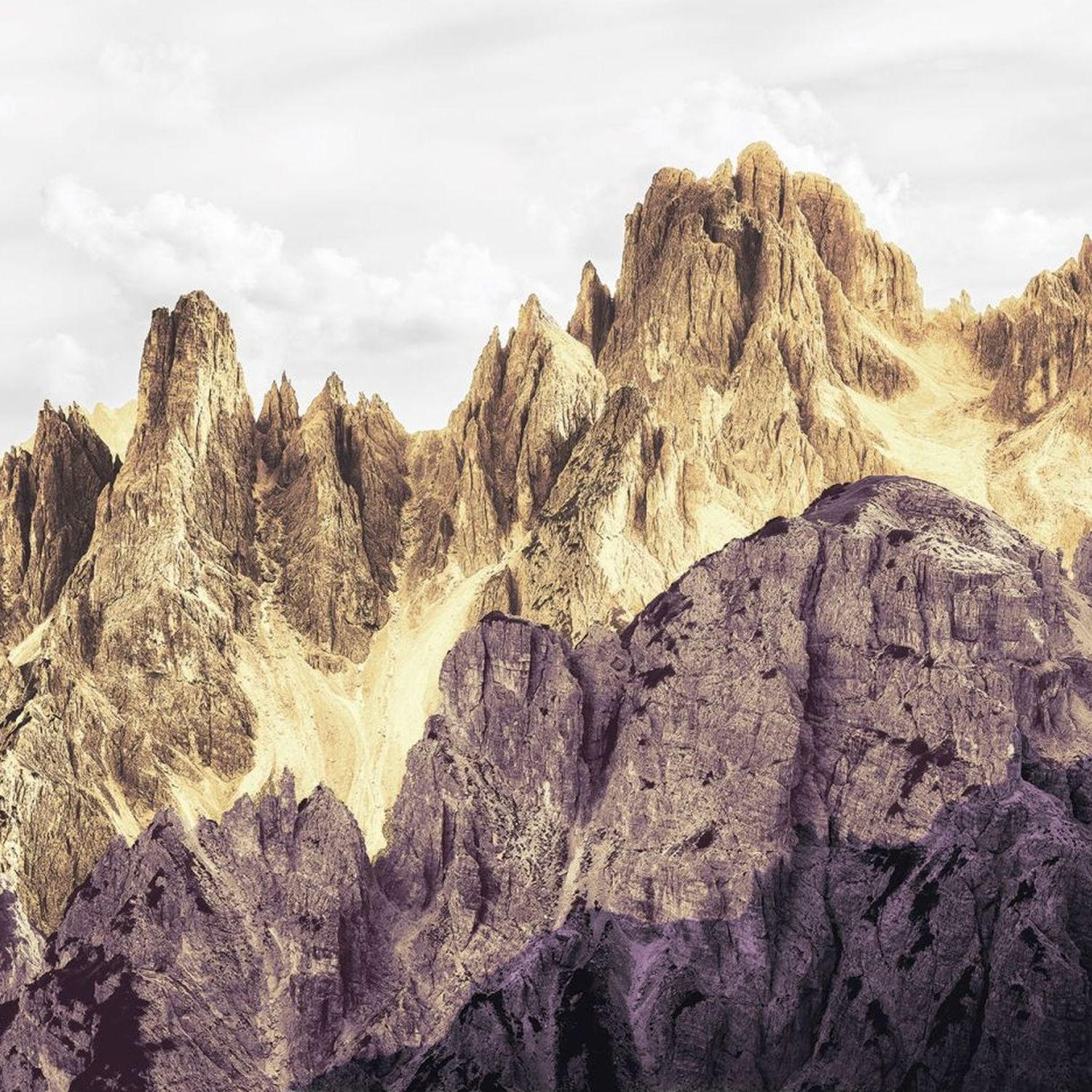 FOTOTAPETE Berge 400 x 250 cm - Beige, Papier (400/250cm) - Sanders & Sanders