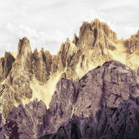 FOTOTAPETE Berge 400 x 250 cm - Beige, Papier (400/250cm) - Sanders & Sanders