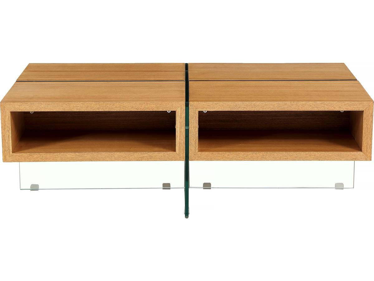 COUCHTISCH milano Braun - Braun, Holz (120/60/40cm) - Habitat Garten