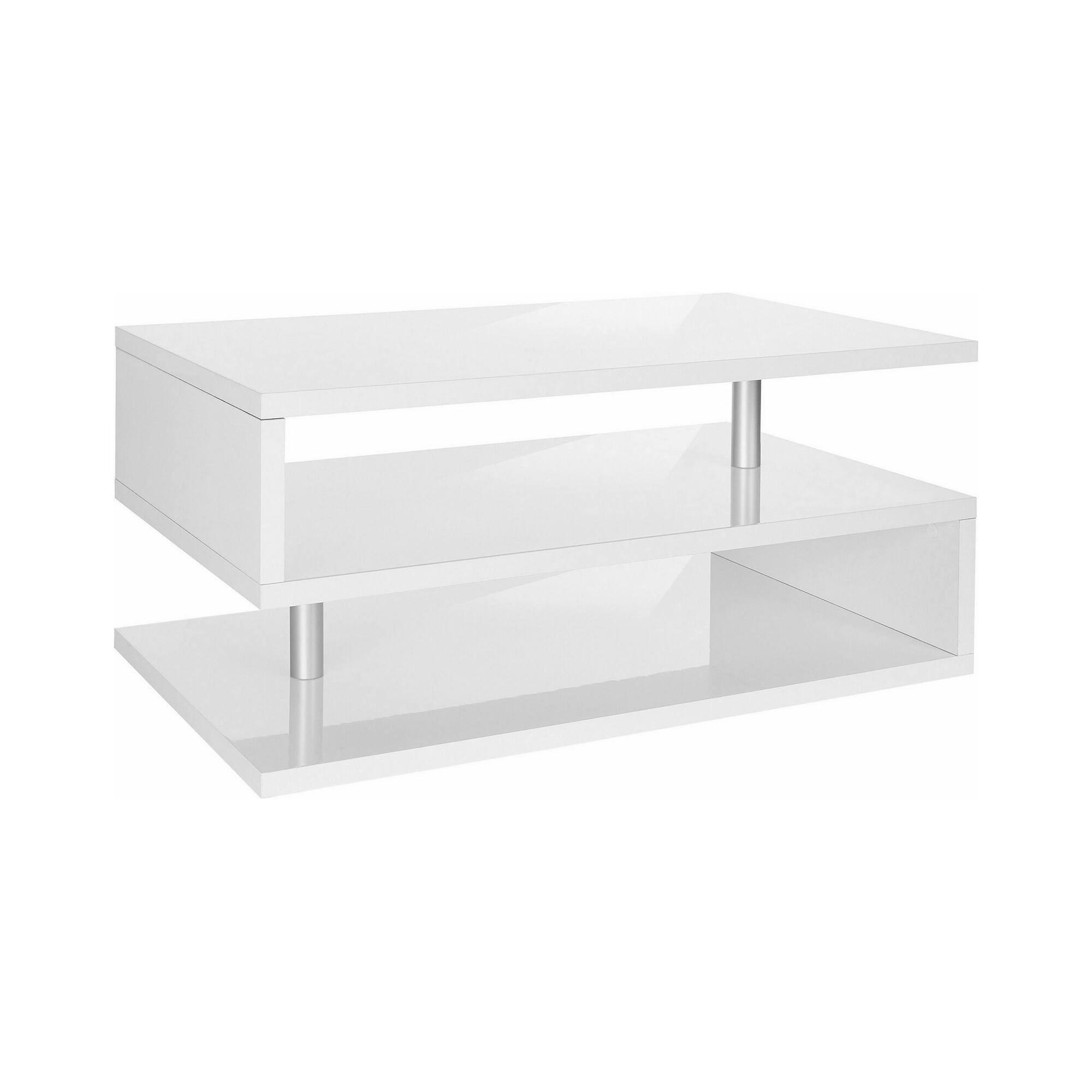 WOHNZIMMERTISCH Weiß 55/90/41 cm - Weiß, Holzwerkstoff (55/90/41cm) - DMORA