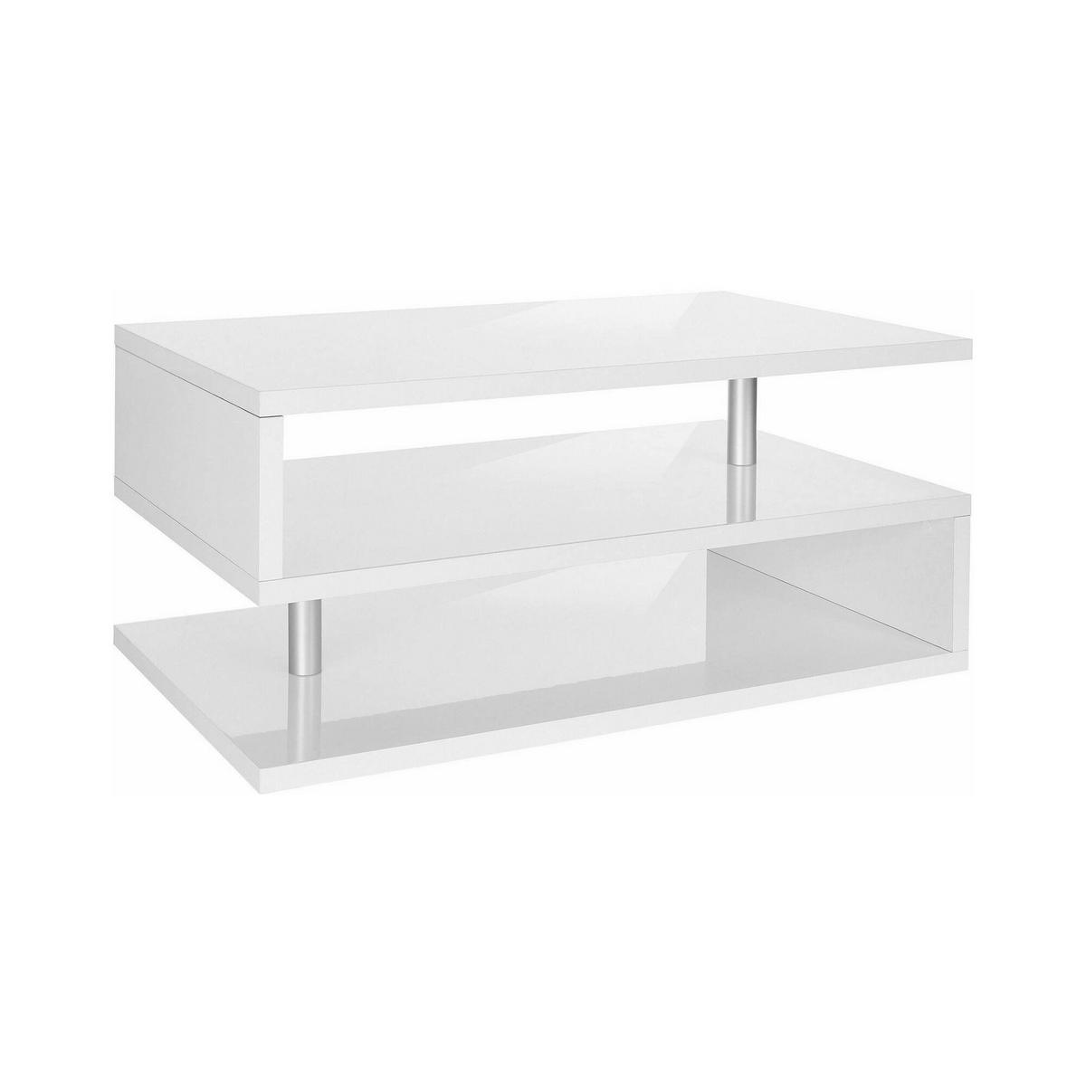 WOHNZIMMERTISCH Weiß 55/90/41 cm - Weiß, Holzwerkstoff (55/90/41cm) - DMORA