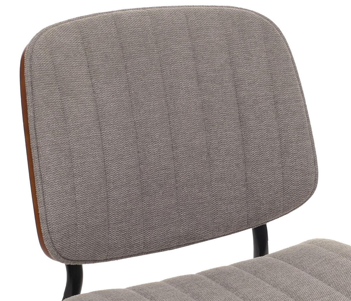 ESSZIMMERSTUHL Hellgrau, Braun - Hellgrau/Braun, Textil (49/83/51cm) - Jamb