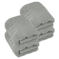 HANDTUCH 50x100 cm London Stein Grau 4er Set - Grau, Textil (50/100cm) - Lashuma