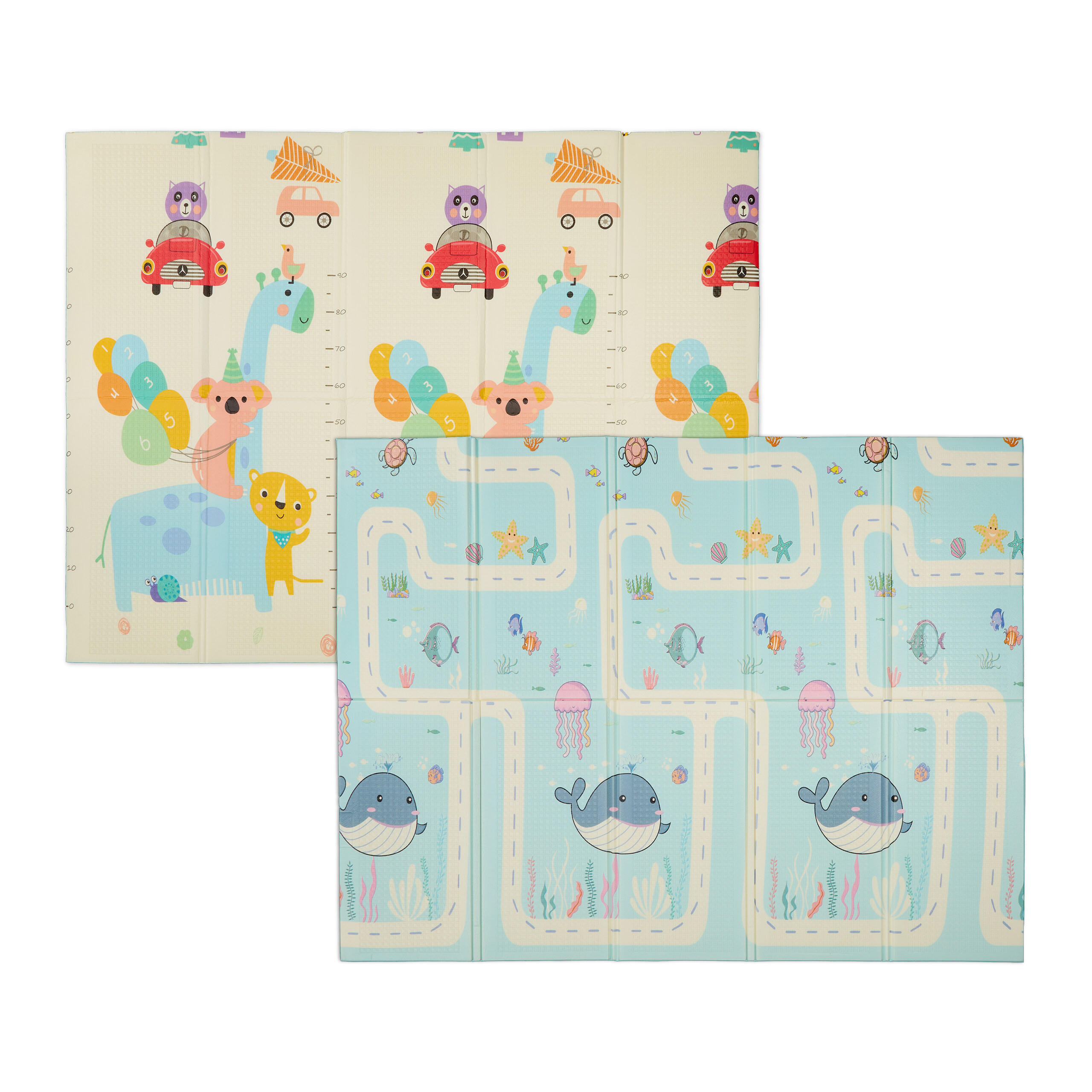 HRACIA podložka - viacfarebná, textil/plast (200/150cm) - Relaxdays