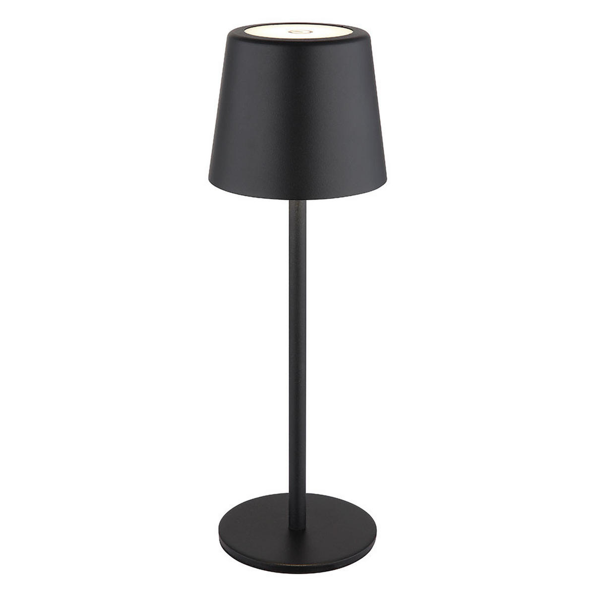 LED TISCHLEUCHTE Metall Schwarz - Schwarz, Metall (8.5/8.5/28cm) - Globo Lighting