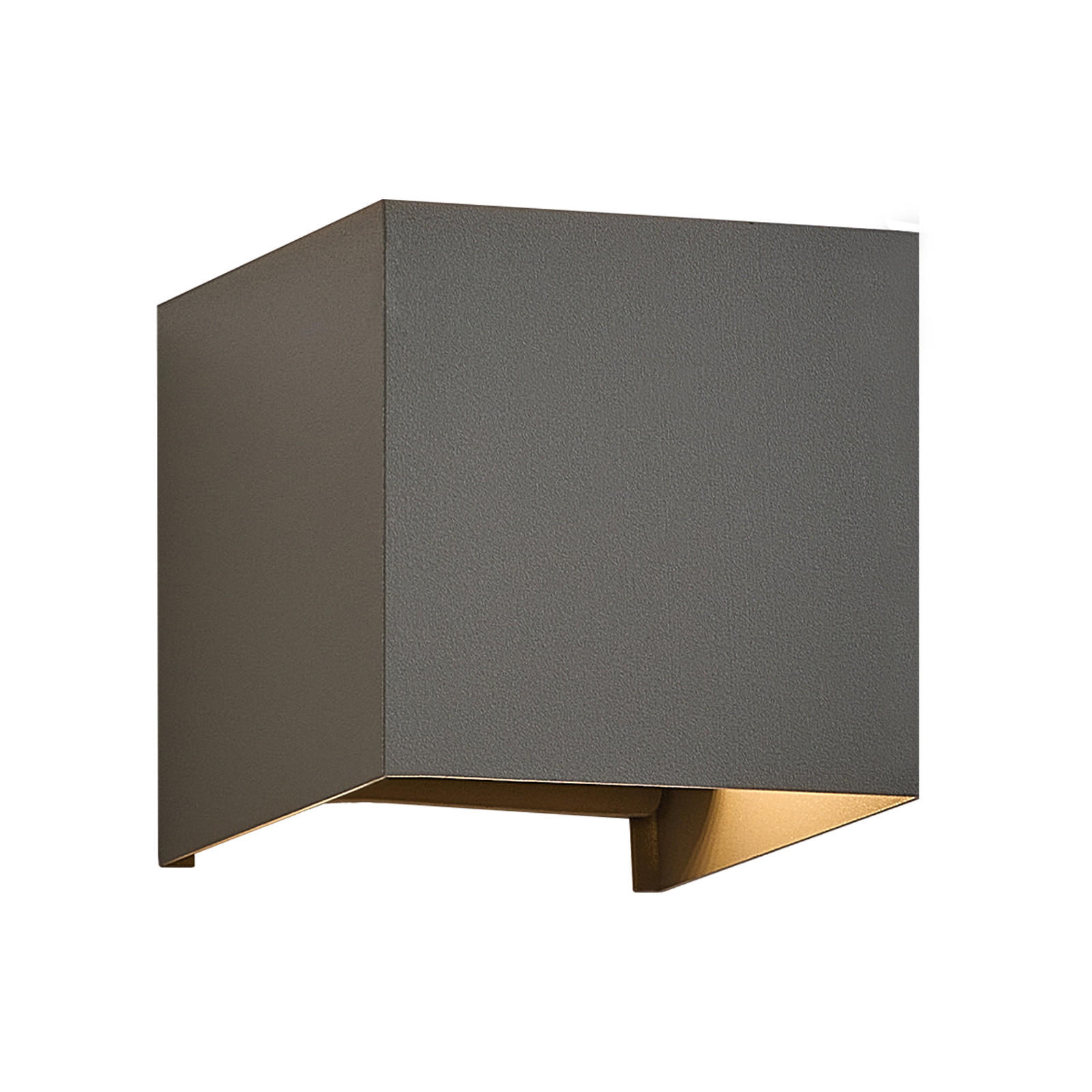 WANDLEUCHTE Inspiration - Grau, Metall (10/10/10cm) - Nettlife