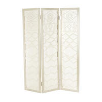 RAUMTEILER Makramee Muster Weidenholz grau - Grau, Holz (120/170/2.2cm) - CREEDWOOD