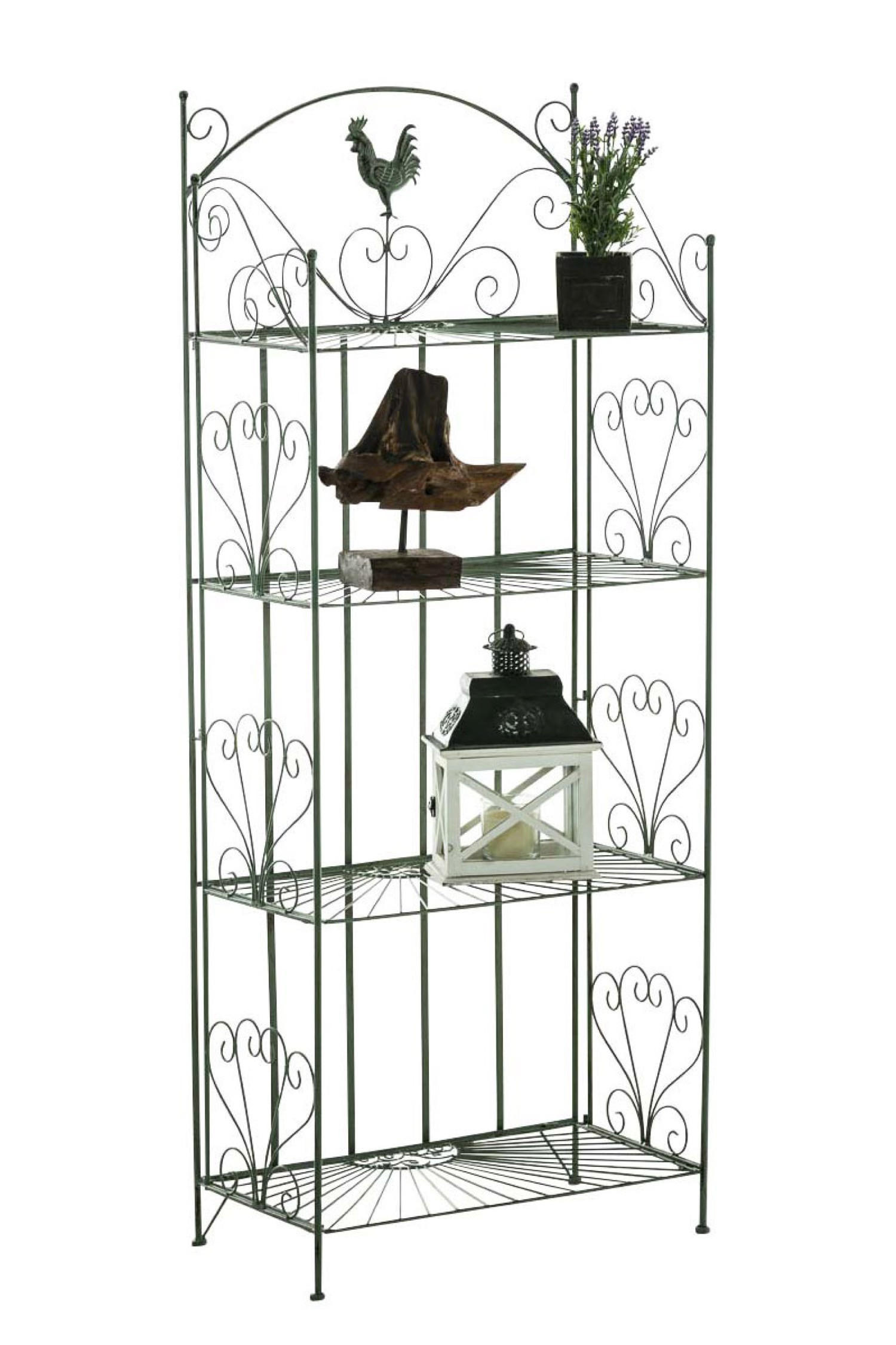 STANDREGAL Mya antik-grün - Grün, Metall (61.5/153/33cm) - TPFGarden