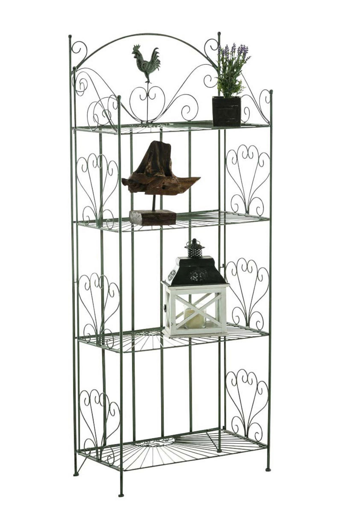 STANDREGAL Mya antik-grün - Grün, Metall (61.5/153/33cm) - TPFGarden
