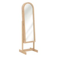 SCHMUCKSCHRANK Soleya 42/37,5/145 cm - Beige, Holzwerkstoff (37.5/145/42cm) - Atmosphera Createur d´interieur