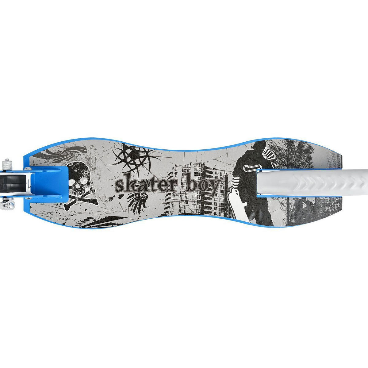 SCOOTER / Cityroller Graffity Grau - Grau, Metall (88/27/106cm) - Artsport