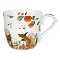 KAFFEEBECHER Victoria Lowe - Autumn Squirrel - Naturfarben, Keramik (0.45L) - Könitz