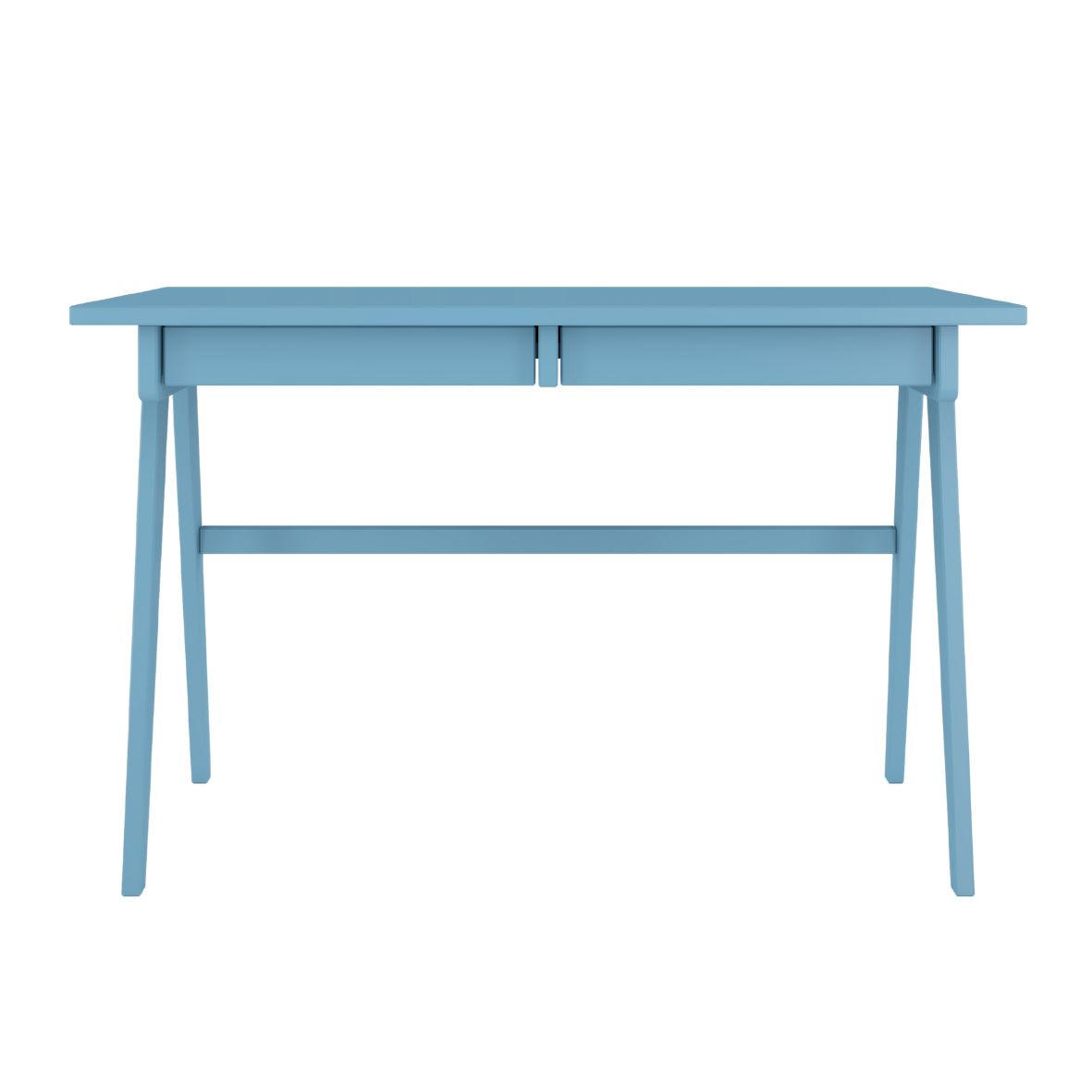 SCHREIBTISCH Edda, 120/65/75 cm in Pastellblau, Buchenholz - Pastellblau, Holz/Buchenholz (65/120/75.5cm) - Visby