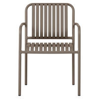 GARTENSTUHL 2ER-SET Stella Nussbaumfarben - Nussbaumfarben, Metall (57/63/83cm) - ebuy24