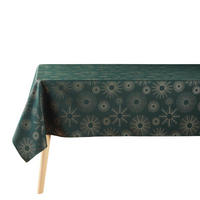 TISCHDECKE Pampille grün - Dunkelgrün, Textil (150cm) - Douceur d´intérieur