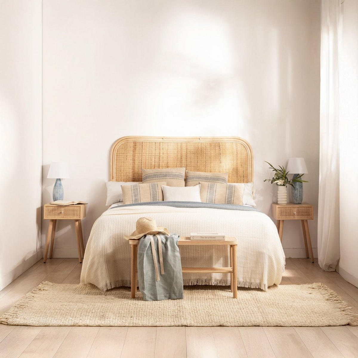 NACHTTISCH MIT 1 SCHUBLADE Lisa Natürlich 40 cm x 61 cm - Naturfarben, Holzwerkstoff (40/61/36cm) - Klast Home