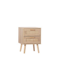 NACHTTISCH MIT 1 SCHUBLADE Tahiti Natürlich 40 cm x 56 cm - Naturfarben, Holzwerkstoff (40/56/40cm) - Klast Home